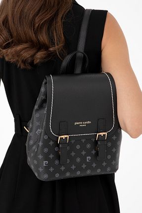 کوله پشتی مشکی زنانه سایز متوسط Pierre Cardin - کد 875578517