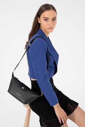 کیف دوشی مشکی زنانه چرم مصنوعی Pierre Cardin - کد 863674684