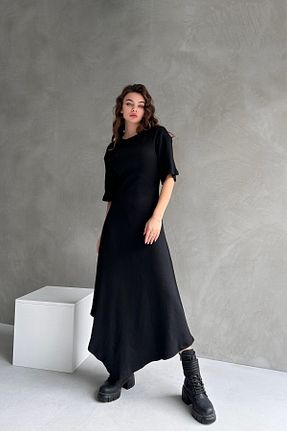 لباس مشکی زنانه بافت New Now - کد 877874522