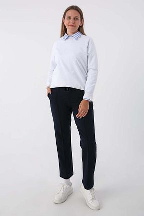 شلوار گرمکن حجاب سرمه ای زنانه رگولار ALLDAY - کد 877868140