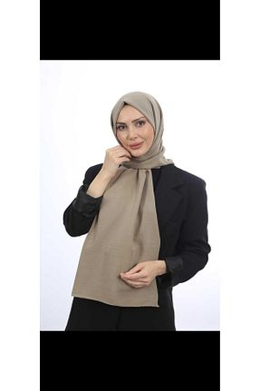 شال بژ زنانه پنبه ای helya scarf - کد 877878986