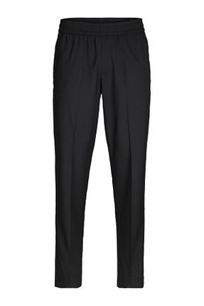 شلوار مشکی مردانه الاستان - ویسکون - پلی استر Jack & Jones - کد 877892357