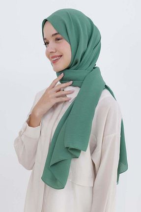 روسری سبز کرپ ALLDAY - کد 877902254