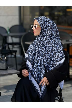 روسری رنگی پلی استر Ahivera - کد 877916714