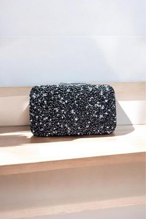 کیف مجلسی مشکی زنانه فلزی Melissa Boutique - کد 877929208