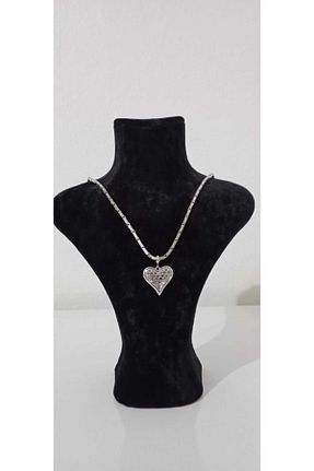 گردنبند استیل ( فولاد ) سفید زنانه زنجیر ERGÜL - کد 877953215