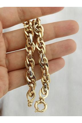 دستبند طلا رنگی زنانه 14 عیار Altınbeyi - کد 879196581