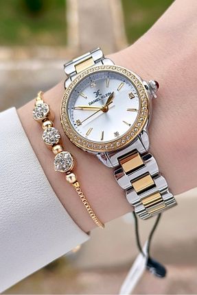 ساعت مچی طلائی زنانه 26-30 میلی متر Daniel Klein - کد 877979951