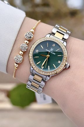 ساعت مچی طلائی زنانه 26-30 میلی متر Daniel Klein - کد 878754054