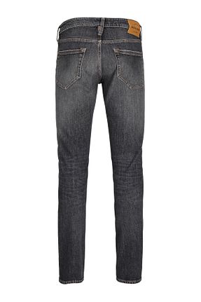 شلوار جین طوسی مردانه پاچه تنگ Jack & Jones - کد 848602736