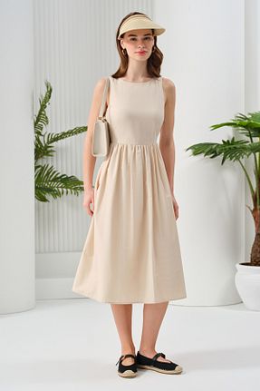 لباس بژ زنانه بافتنی Naramaxx - کد 878096335