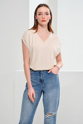 بلوز طوسی زنانه ساده Naramaxx - کد 878098355