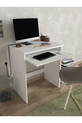 میز تحریر سفید 74 سانتی متر Dorpek - کد 139624888