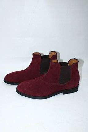 بوت / نیم بوت زرشکی مردانه جیر VAHAP - کد 878110493