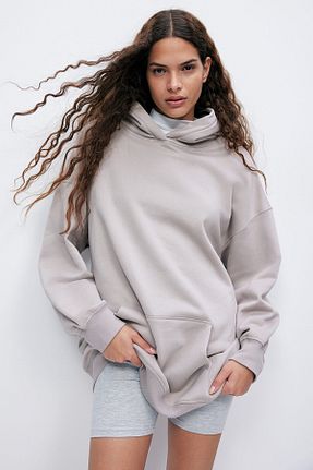 دامن طوسی زنانه پنبه ای H&M - کد 878122710
