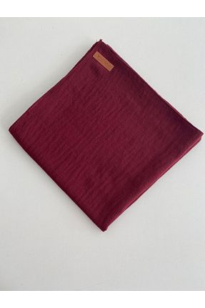 روسری زرشکی پنبه ای Bonjela - کد 878135123