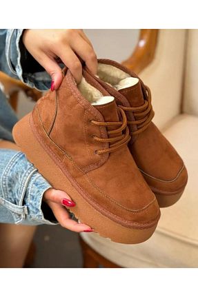بوت / نیم بوت قهوه ای زنانه چرم مصنوعی Pine Cone - کد 878137660