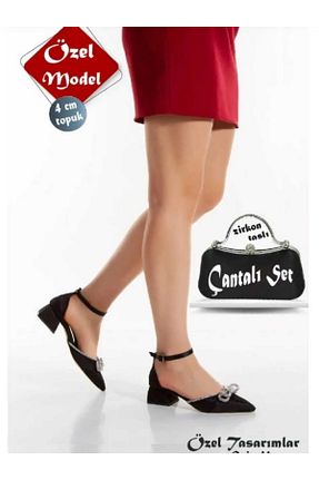 کفش مجلسی مشکی زنانه چرم مصنوعی Dira - کد 878139610