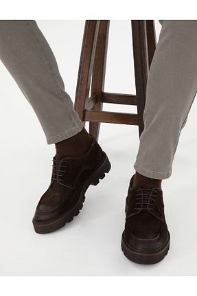کفش کژوال قهوه ای مردانه پاشنه کوتاه (1 - 4 سانتی متر) Pierre Cardin - کد 878201903