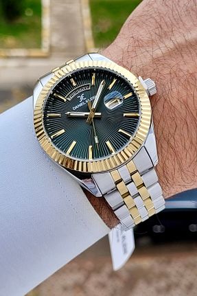 ساعت مچی طلائی مردانه 42 میلی متر Daniel Klein - کد 878162148