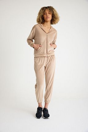 ست بالاتنه و پائین تنه بژ زنانه بافتنی SAY Sportswear - کد 878201245