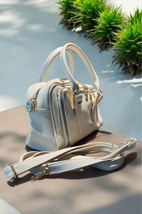 کیف دوشی بژ زنانه چرم مصنوعی Melissa Boutique - کد 878216753