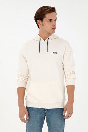 سوئیشرت بژ مردانه ساده U.S. Polo Assn. - کد 878238245