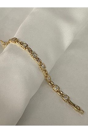 دستبند استیل (فولاد) طلائی زنانه استیل (فولاد) Tasarım - کد 878260901