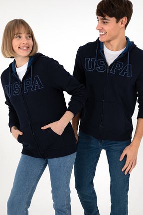 سوئیشرت سرمه ای مردانه ساده U.S. Polo Assn. - کد 866217236