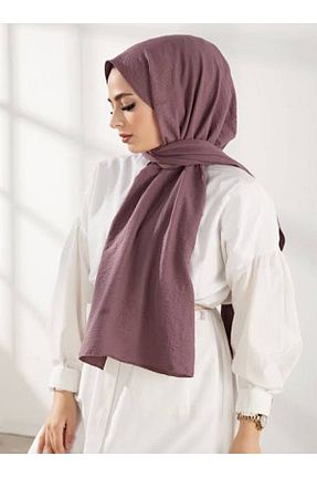 شال قهوه ای زنانه پنبه ای helya scarf - کد 878245489