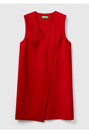 لباس زرشکی زنانه بافتنی United Colors of Benetton - کد 752254471