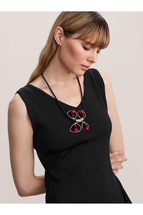 گردنبند جواهر رنگی زنانه منجق Roman - کد 719398935