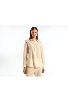 پیراهن بژ زنانه رگولار United Colors of Benetton - کد 804570152