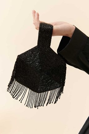 کیف مجلسی مشکی زنانه Roman - کد 748222633