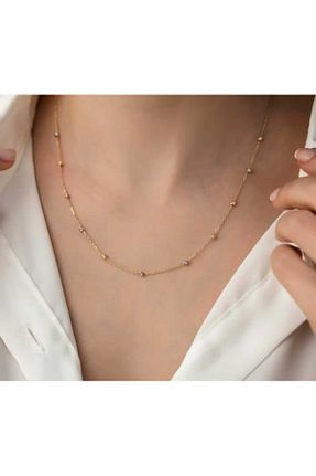گردنبند طلا زرد زنانه 14 عیار Berr Diamond - کد 809462113