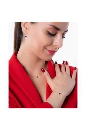 گوشواره طلا طلائی زنانه 14 عیار YCL - کد 878330307