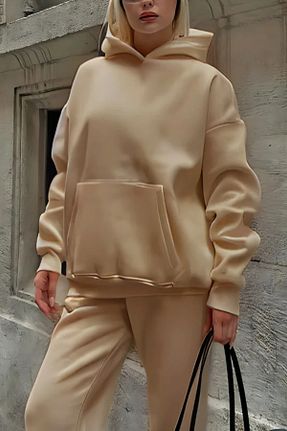 سوئیشرت نارنجی زنانه ساده ruNadeS - کد 878344298
