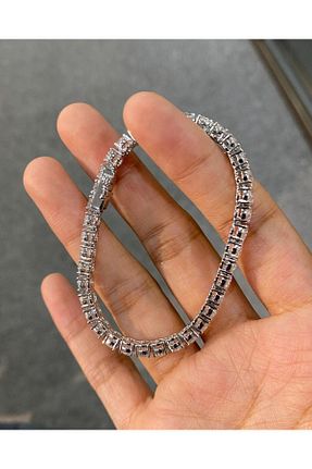 دستبند الماس رنگی SI1 Crystal Diamond Zirconia - کد 878341810