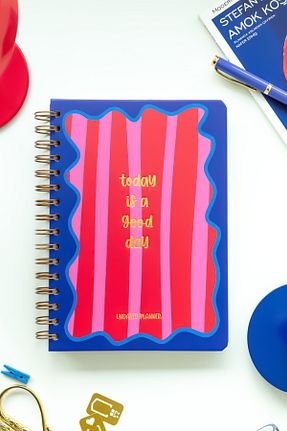 سر رسید سرمه ای Spiralli Matt Notebook - کد 878344116