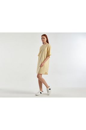 لباس زرد زنانه بافتنی United Colors of Benetton - کد 744253130
