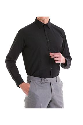 پیراهن مشکی مردانه اسلیم فیت nightblack - کد 878385944