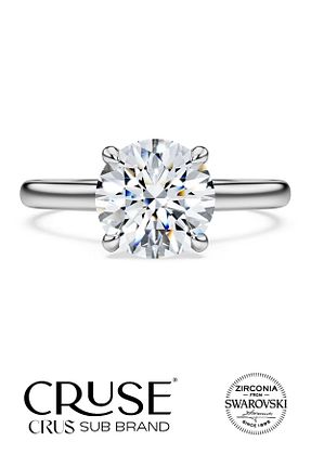 انگشتر نقره طوسی زنانه کریستال Cruse - کد 878394808