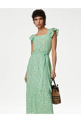 لباس سبز زنانه بافتنی Marks & Spencer - کد 712457161