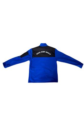 کاپشن آبی زنانه رگولار kho military design - کد 878393452