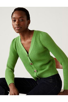 رویه سبز زنانه پنبه ای Marks & Spencer - کد 674222372