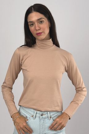 بادی بژ زنانه یقه نیم ماهیگیر Betimoda - کد 374690764