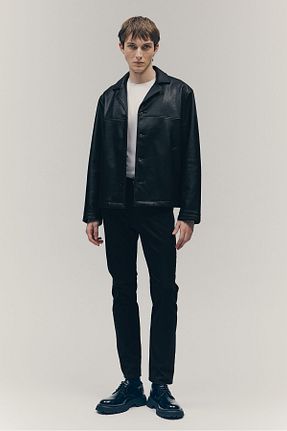 شلوار مشکی مردانه پنبه ای H&M - کد 858375225
