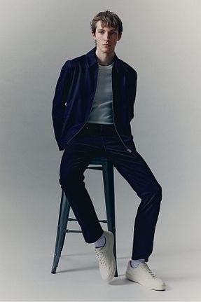 شلوار مشکی مردانه پنبه ای H&M - کد 857500257