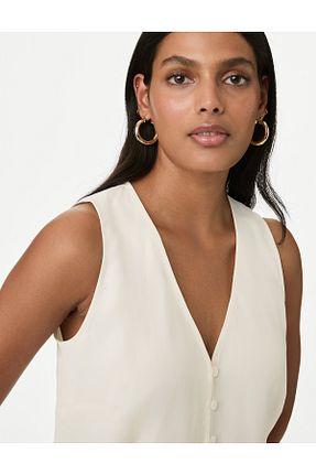 جلیقه بژ زنانه رگولار Marks & Spencer - کد 835573364