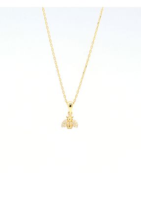 گردنبند نقره زرد زنانه 925 عیار Own Jewelry - کد 878242877